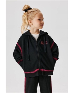 Толстовка хлопковая с капюшоном на молнии Acoola