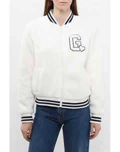 Куртка-бомбер из искусственного меха Guess