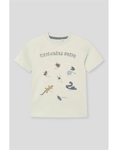 Футболка хлопковая с принтом Minymo®