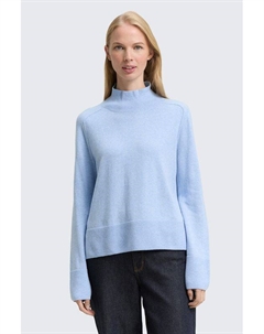 Джемпер хлопковый с воротником стойкой Tom tailor