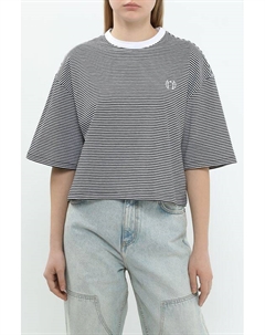 Футболка хлопковая в полоску Hugo blue