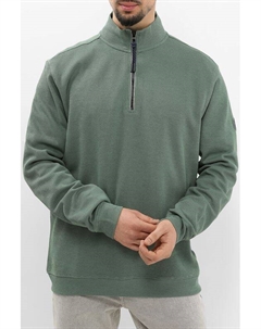 Пуловер хлопковый с воротником на молнии Lerros