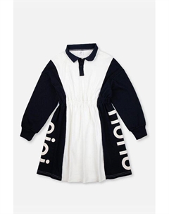 Платье хлопковое с принтом Nininono