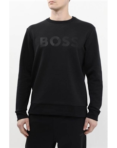 Свитшот хлопковый с логотипом Boss