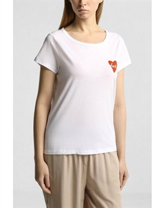 Футболка хлопковая с принтом Marc o'polo