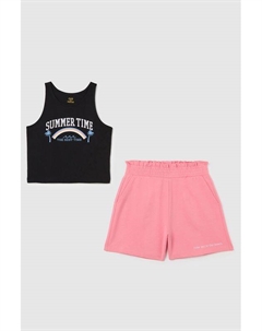 Комплект хлопковый из топа и шорт Ovs