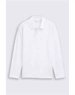 Поло хлопковое с длинным рукавом Tom tailor
