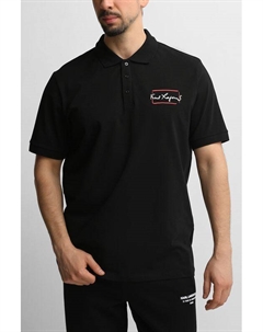 Поло хлопковое с логотипом Karl lagerfeld