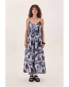 Сарафан хлопковый с принтом Lost in flowers Eve&esther