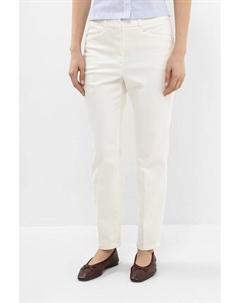 Брюки хлопковые зауженного кроя Comma,