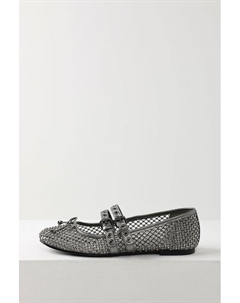 Балетки кожаные с ремешком Guess