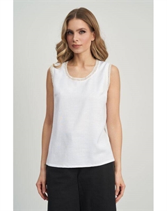 Топ льняной без рукавов Electrastyle