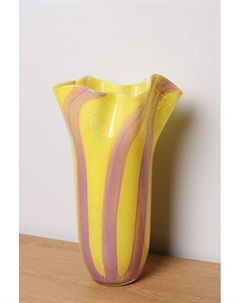 Ваза стеклянная с принтом Kersten