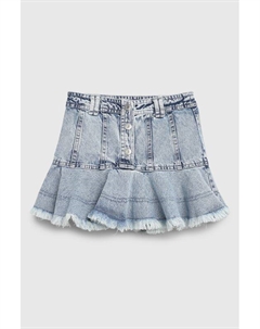 Юбка джинсовая в складку с необработанным краем Republic of denim