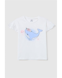 Футболка хлопковая с принтом Ovs