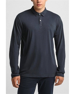 Поло хлопковое с длинным рукавом Marc o'polo