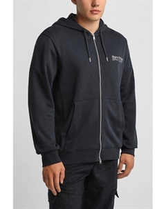 Толстовка хлопковая на молнии с капюшоном Marc o'polo