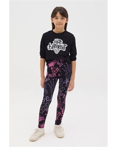 Легинсы хлопковые с принтом Ovs