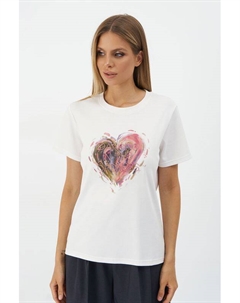 Футболка хлопковая с принтом Electrastyle