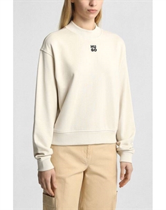 Свитшот хлопковый с логотипом Hugo