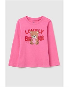 Лонгслив хлопковый с принтом Ovs