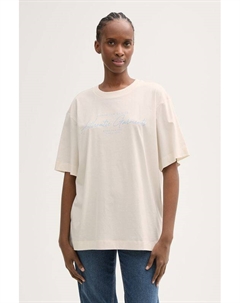 Футболка хлопковая с принтом Tom tailor