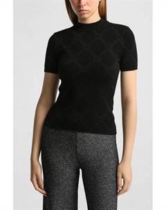 Джемпер с коротким рукавом с монограммой логотипа Hugo