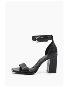 Босоножки кожаные на каблуке Abricot