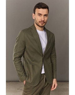 Пиджак хлопковый с накладными карманами Dtmd