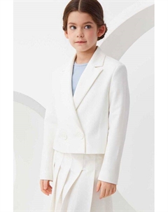 Пиджак двубортный укороченного кроя Смена