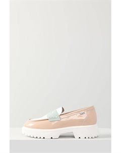 Лоферы кожаные на массивной подошве Nero giardini