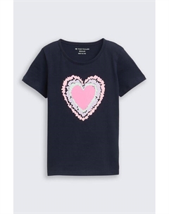 Футболка хлопковая с принтом Tom tailor