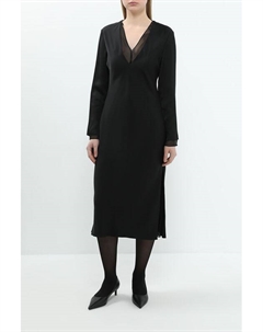 Платье с v-вырезом приталенное Calvin klein