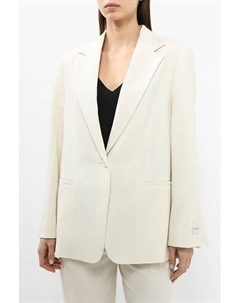 Пиджак однобортный свободного кроя Calvin klein