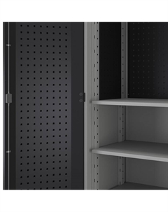 Шкаф металлический 2х дверный Kobor Expert MC/2-100/60 3S.1P Кобор