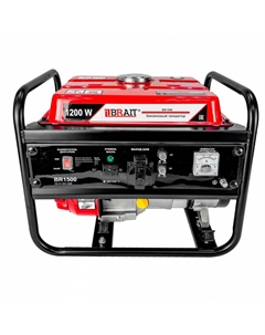 Генератор бензиновый BR3800-CU, 2,9/3,2кВт, 220В, 50Гц, медная обмотка Brait