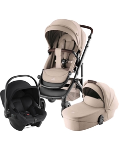 Набор детская коляска Smile 5Z Teak + автокресло Baby-Safe Core Space Black Britax roemer