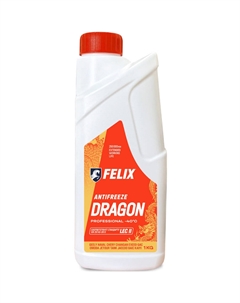 Антифриз Dragon G12+ красный 1кг Felix