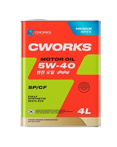 Моторное масло Hanguk Motor Oil 5W-40, 4 л Cworks