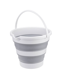 Ведро Флекс 5л без крышки круглое, складное пластик, ТЭП Idea