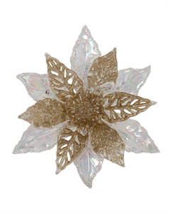 Подвеска Цветок 13см акрил шампань Maxijoy