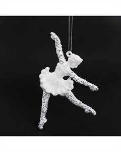 Подвеска Балерина 15см пластик белый Maxijoy