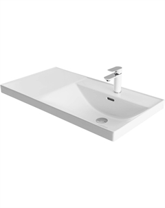 Раковина Side 90 см 00347436 белая, правая Aquanet