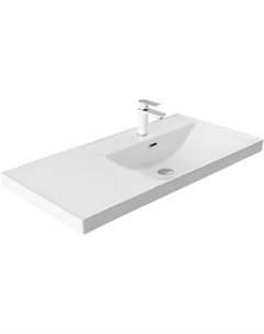 Раковина Side 100 см 00347437 белая, правая Aquanet