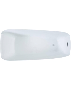 Акриловая ванна Family Trend 170x78 90778-GW-MB белая, черная глянцевая Aquanet