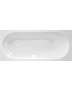 Ванна из искусственного мрамора Lotos Stone 170x75 AQ-00332891 белая Aquanet