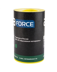 Наждачная бумага 115 мм 5 м P100 желтая Abraforce