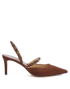 Туфли с ремешком на пятке, коричневый Ermanno scervino