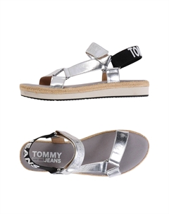 Сандалии, серебряный Tommy hilfiger