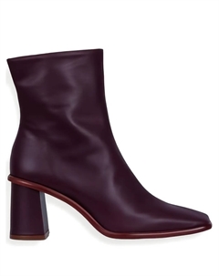 Сапоги с квадратным носком, красный Alohas